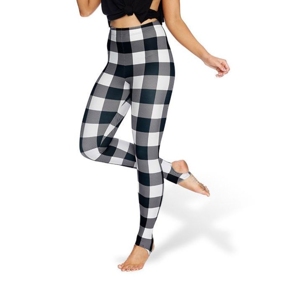 Black Milk Lumberjack Black Stirrup Leggings